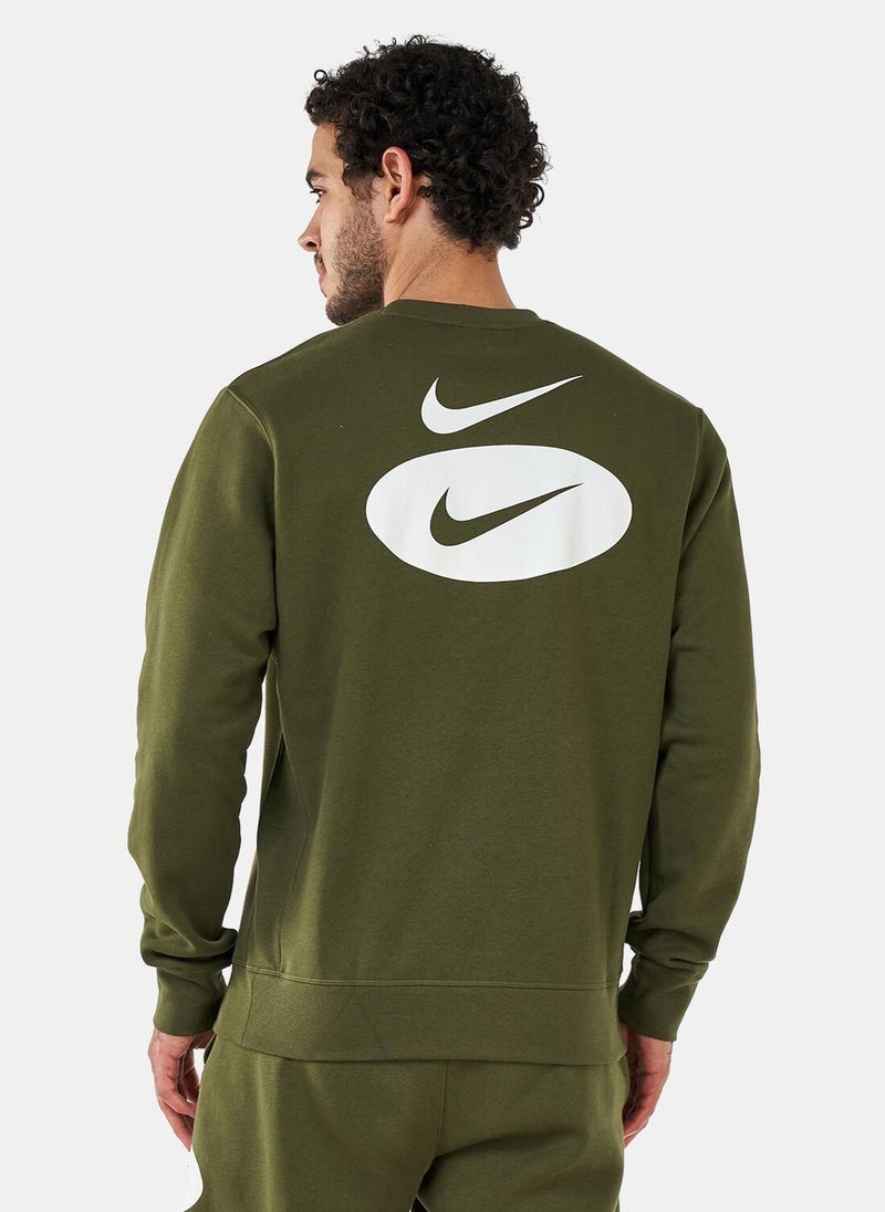 Men's Sportswear Swoosh League Fleece Crew Sweatshirt