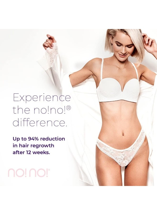 no!no! Pro Hair Removal Device Basic Kit - System With Buffer and Tip Attachments for Women & Men - Flawless Remover for Face & Body