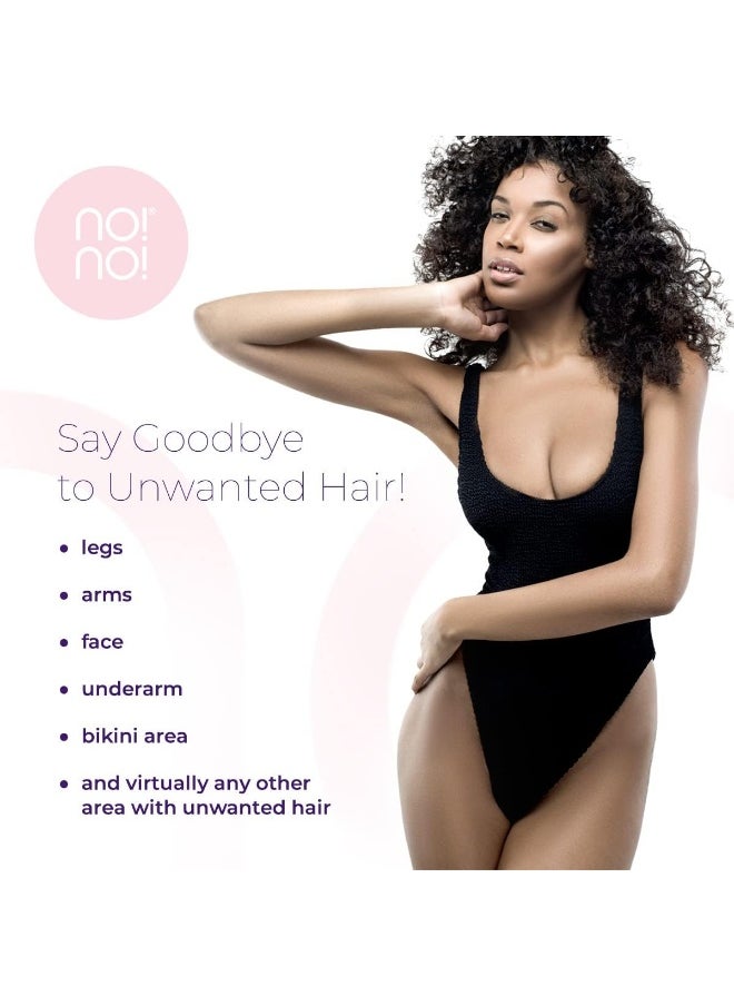 no!no! Pro Hair Removal Device Basic Kit - System With Buffer and Tip Attachments for Women & Men - Flawless Remover for Face & Body