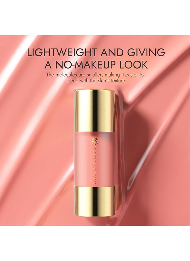 Liqud Blush,Dropper Liquid Blusher , Soft Matte Finish Cream Blush Liquid Blush Cream Blush Makeup Lightweight, Smooth Brightening Rouge #05
