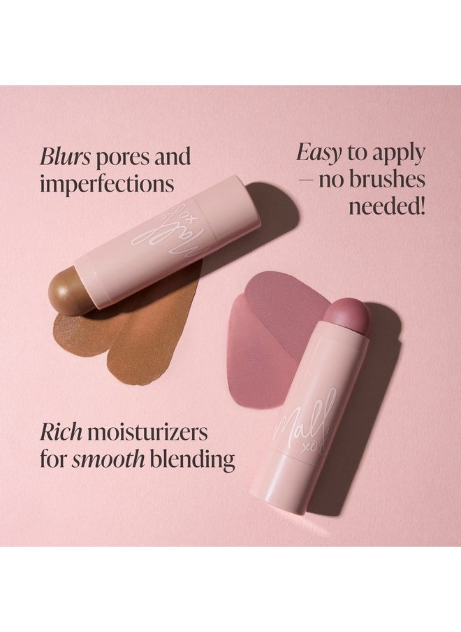 Mally Beauty Shimmer, Shape & Glow Plus Face Defining Stick, Just-Pinched Pink