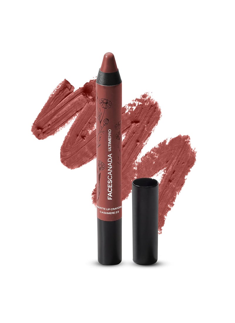 FACES CANADA Ultime pro Matte Lip Crayon Cashmere 23 2.8 gm