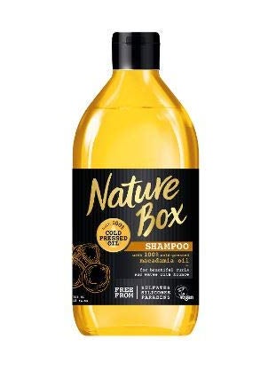 Nature Box Shampoo - for Instant Hydration, with 100% Cold Pressed Macadamia Oil, 13 Ounce