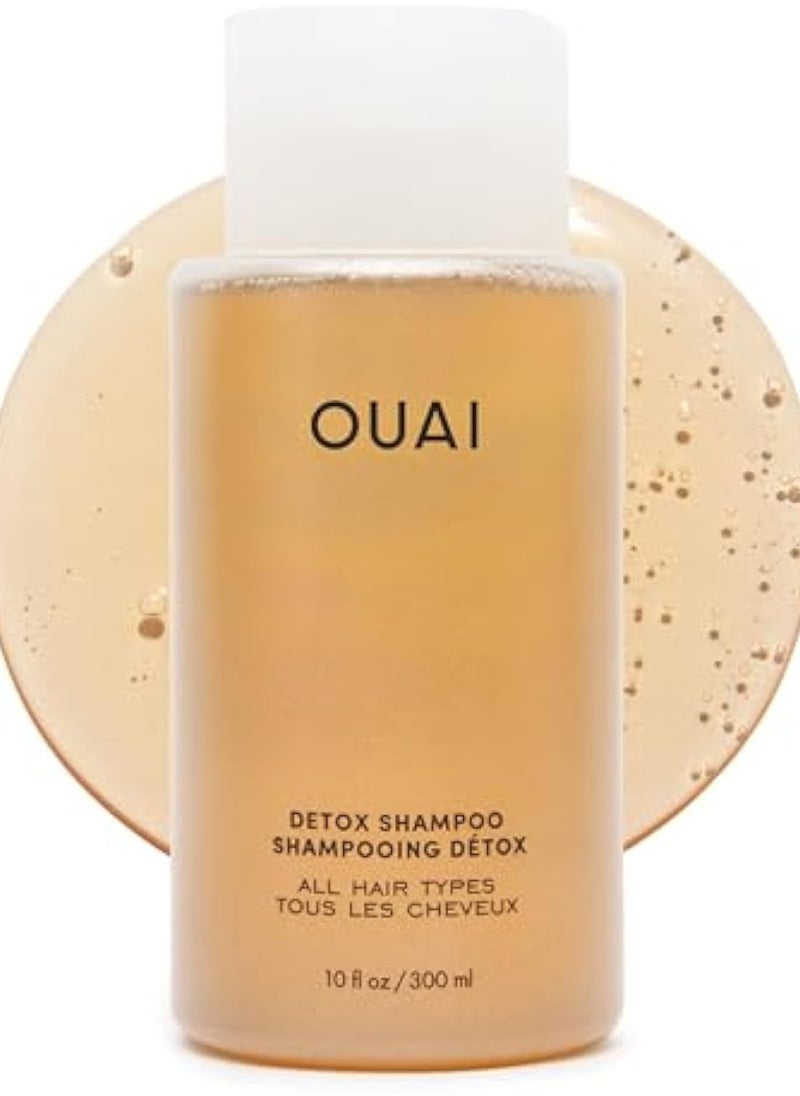 OUAI Detox Shampoo. Clarifying Cleanse for Dirt, Oil, Product and Hard Water Buildup. Get Back to Super Clean, Soft and Refreshed Locks. Free from Parabens, Sulphates and Phthalates (300ml)