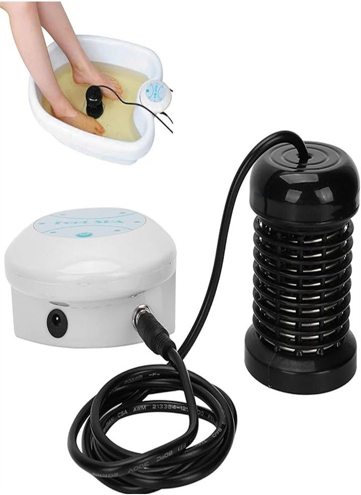 Foot bath detox machine foot spa, ion cleansing detoxification, foot bath spa machine with foot basin, suitable for home use as a gift