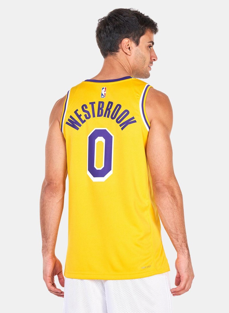 Men's Dri-FIT NBA Swingman Los Angeles Lakers Icon Edition Jersey - 2022/23