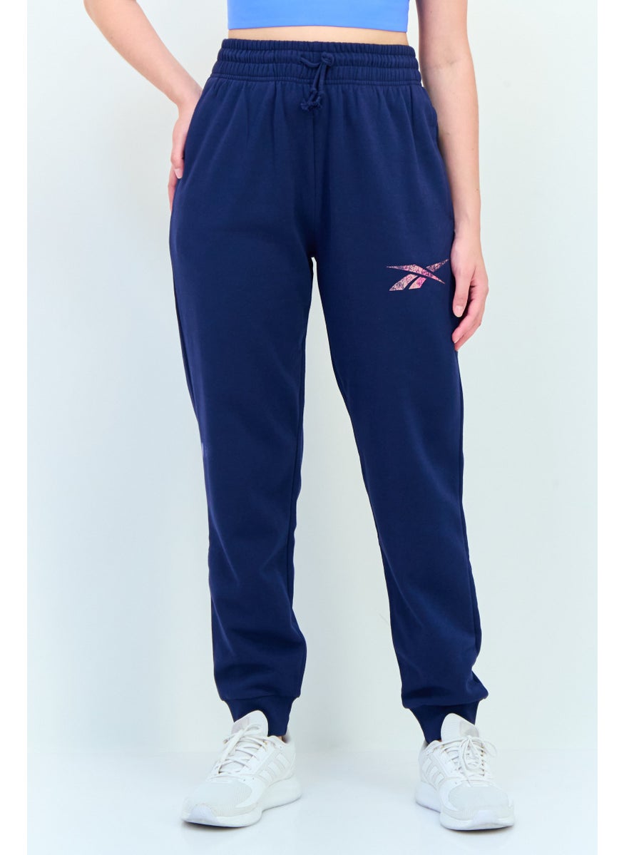 Women Sportswear Fit Outdoor Sweatpants, Navy
