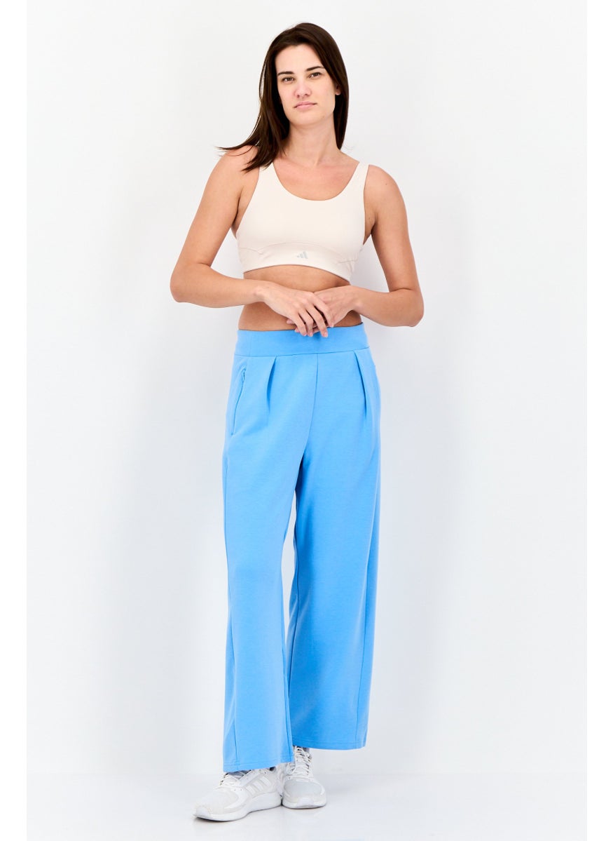Women Sportswear Fit Yoga Sweatpants, Blue