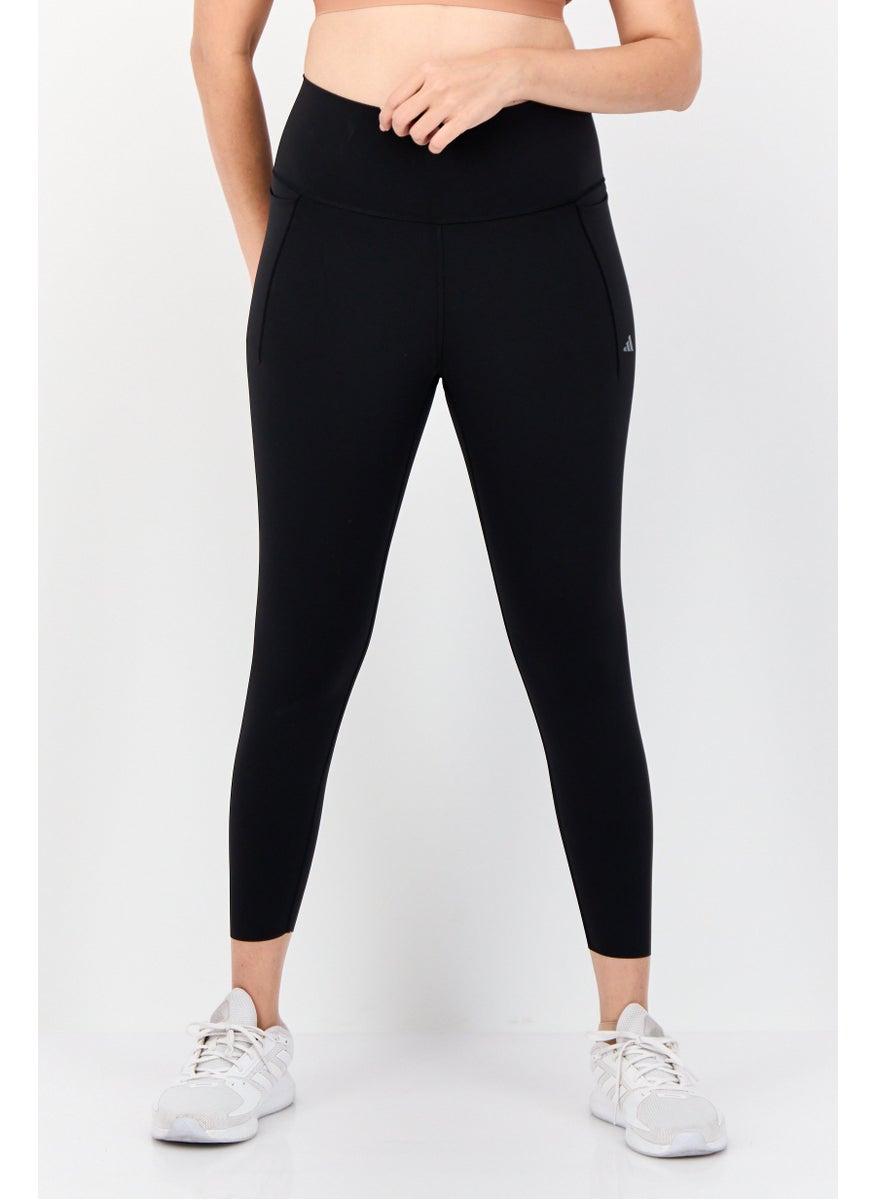 Women Tight Fit 7/8 Training Leggings, Black