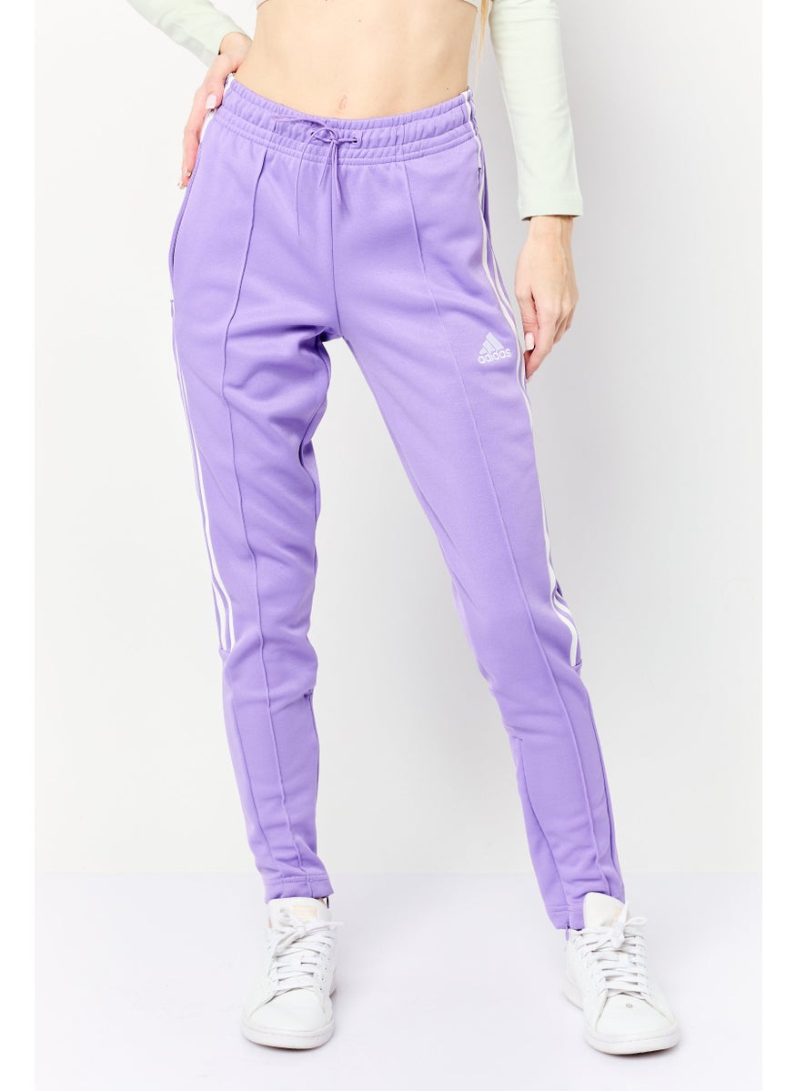 Women Regular Fit Training Track Pants, Purple