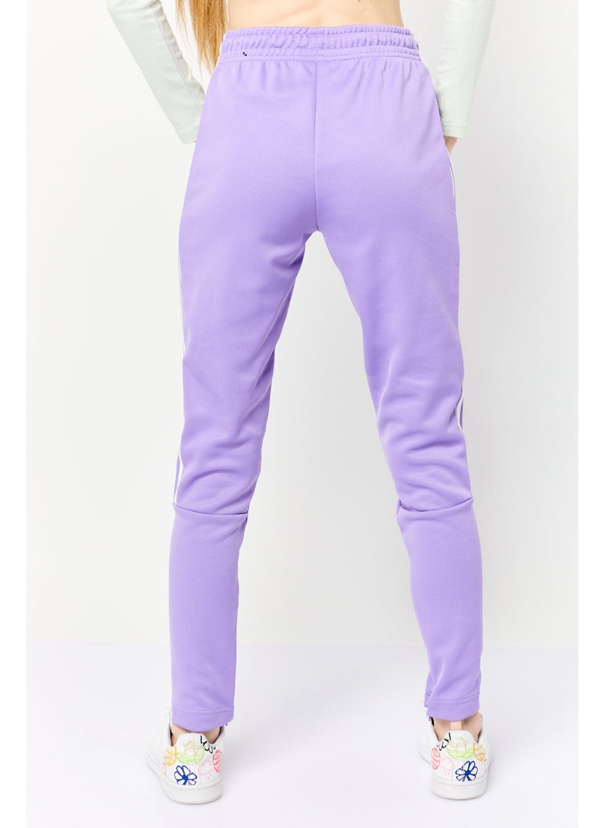 Women Regular Fit Training Track Pants, Purple