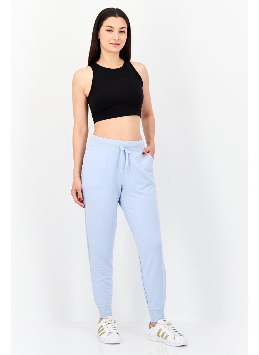 Women Sportswear Fit Outdoor Sweatpants Pants, Slate Blue