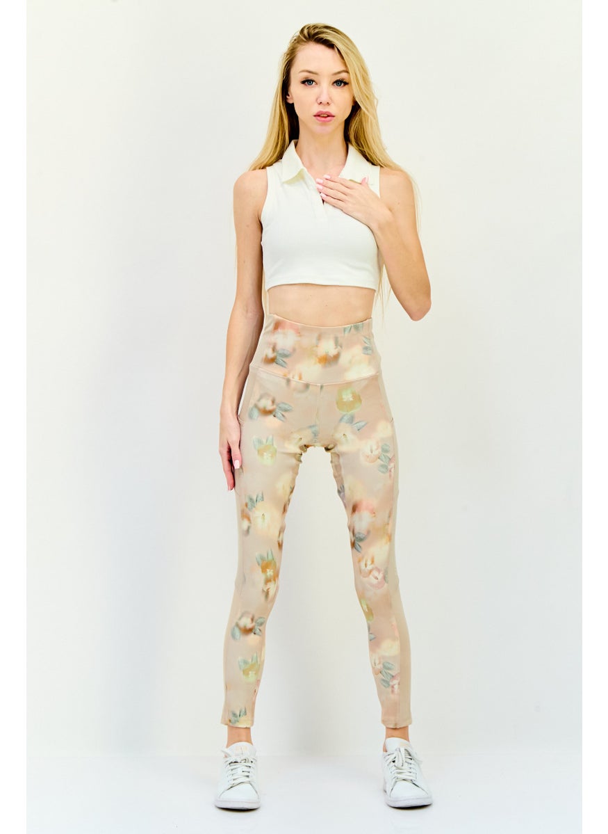 Women Sportswear Fit Training Leggings, Multicolor