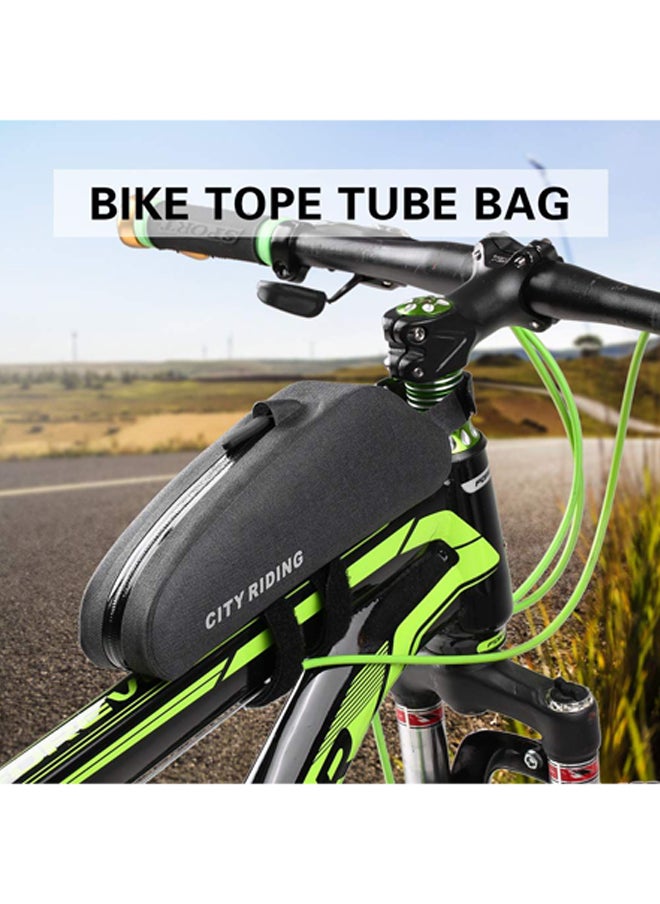 Water Repellent Bike Front Tube Bag 26.5x5.5x8.5cm