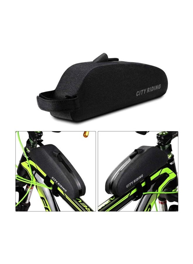 Water Repellent Bike Front Tube Bag 26.5x5.5x8.5cm