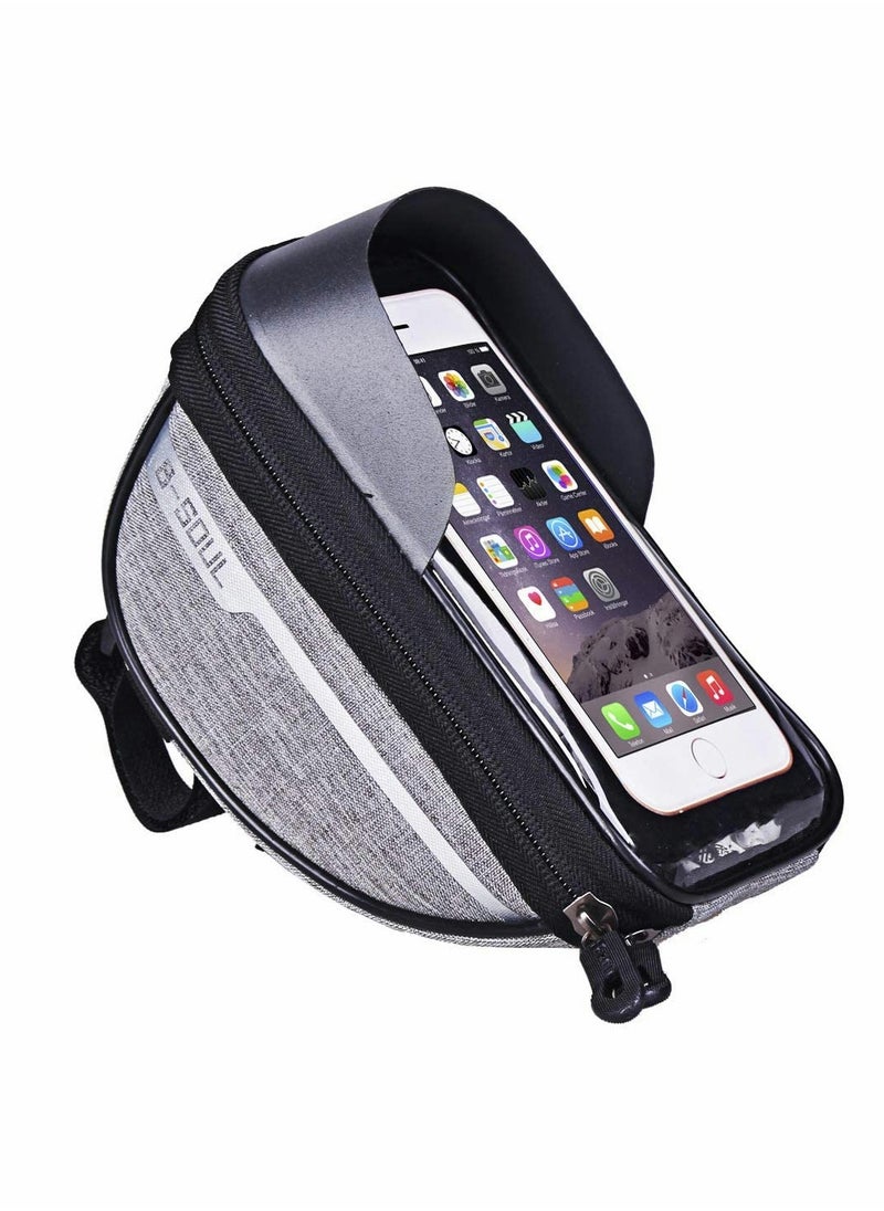Bike Cell Phone Front Rack Bag for Cell Phones Under 6.5