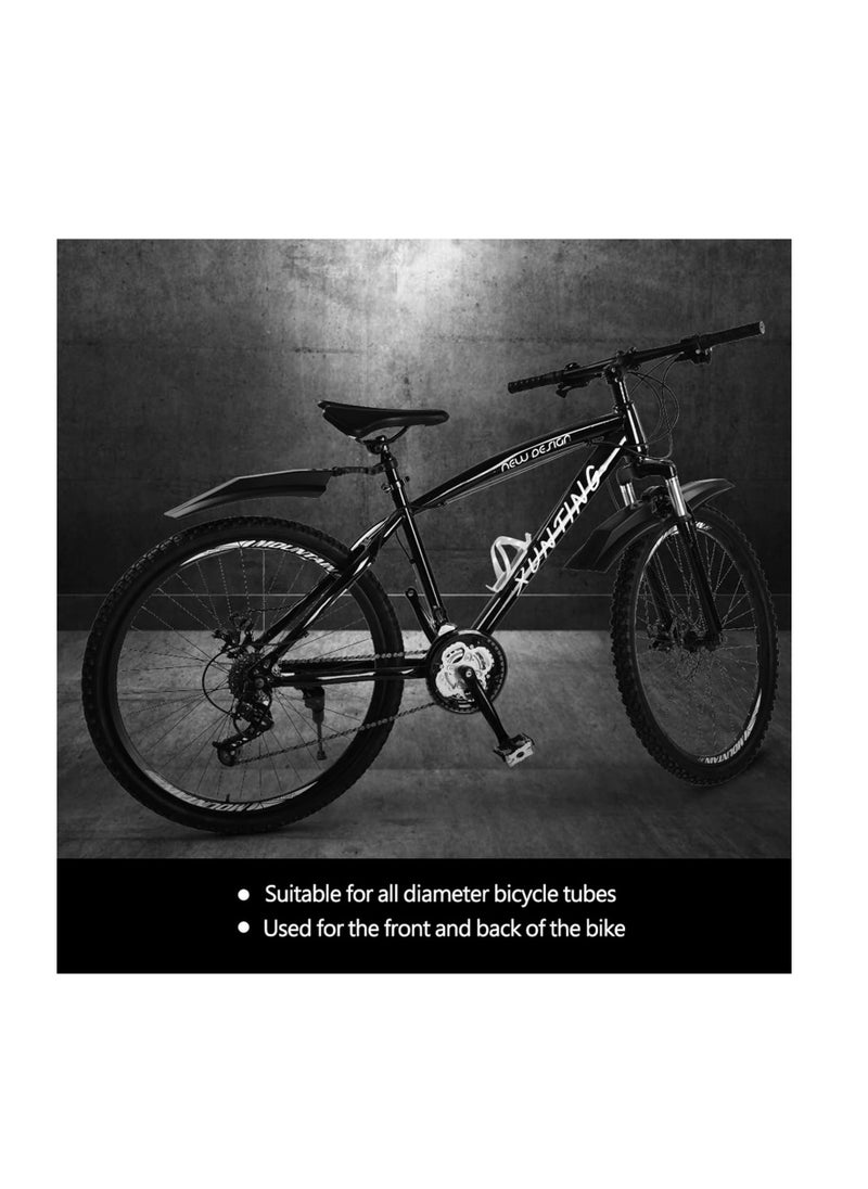 Haosie Bike Front/Rear Fenders Kit Quick Release Bike Mud Guard Fat Tire Bike Fenders for  Mountain Road Bike Outdoor Cycling