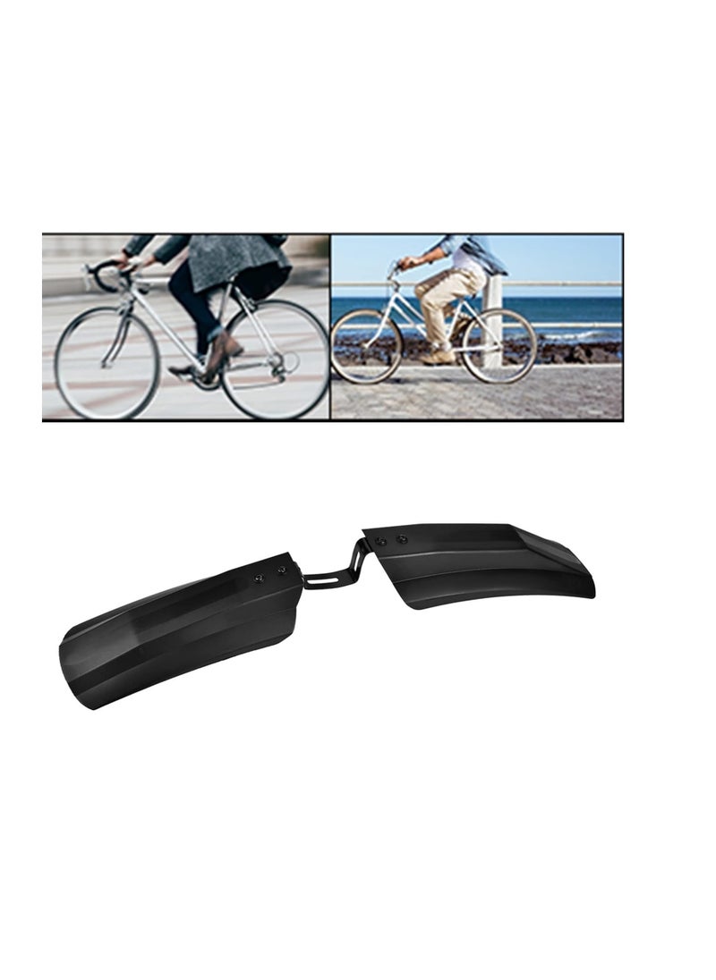 Haosie Bike Front/Rear Fenders Kit Quick Release Bike Mud Guard Fat Tire Bike Fenders for  Mountain Road Bike Outdoor Cycling