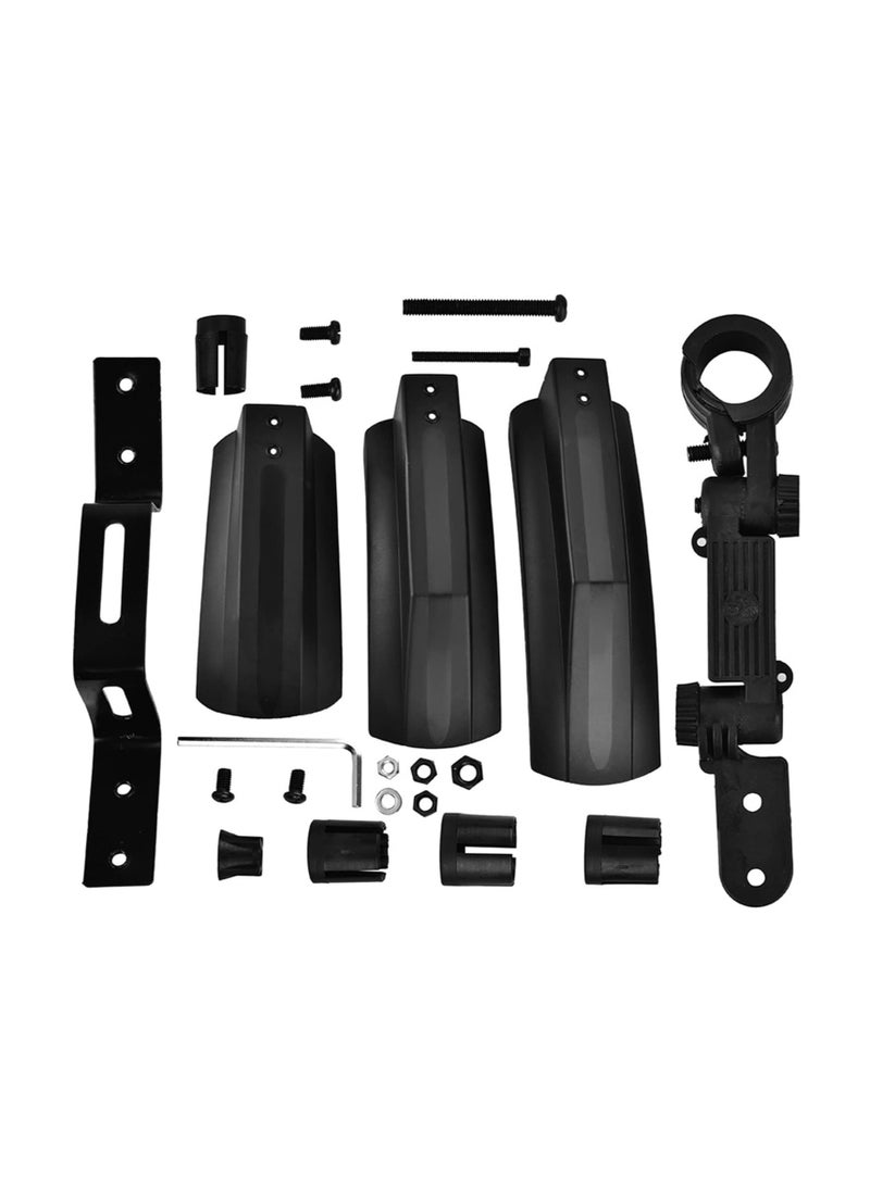 Haosie Bike Front/Rear Fenders Kit Quick Release Bike Mud Guard Fat Tire Bike Fenders for  Mountain Road Bike Outdoor Cycling