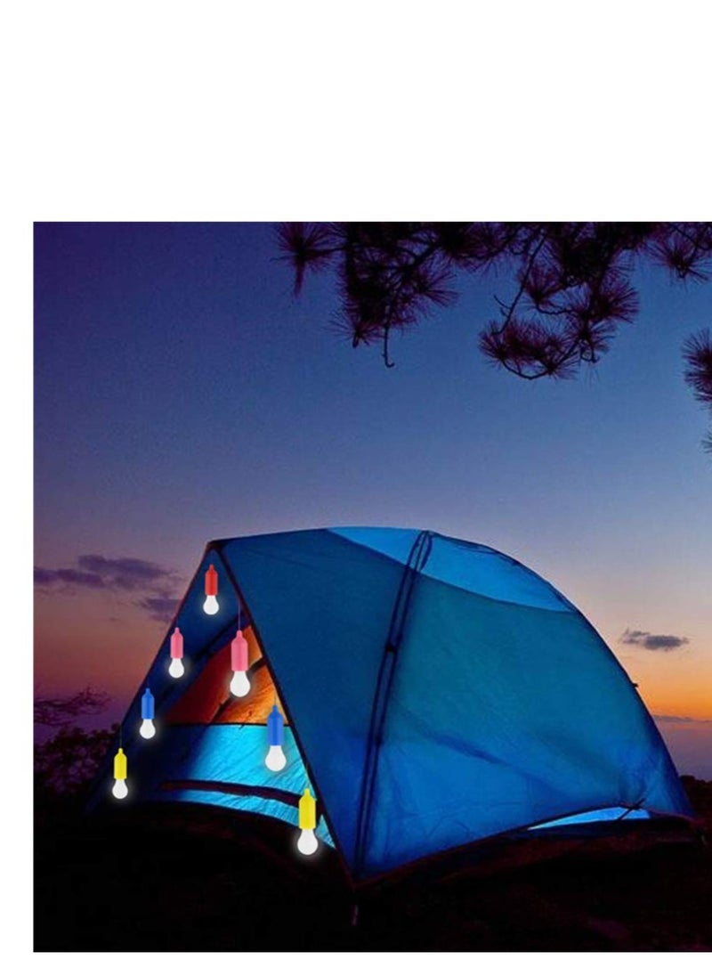 8 LED Portable Hanging Light Bulbs for Festivals Weddings Camping BBQ and Garden Parties
