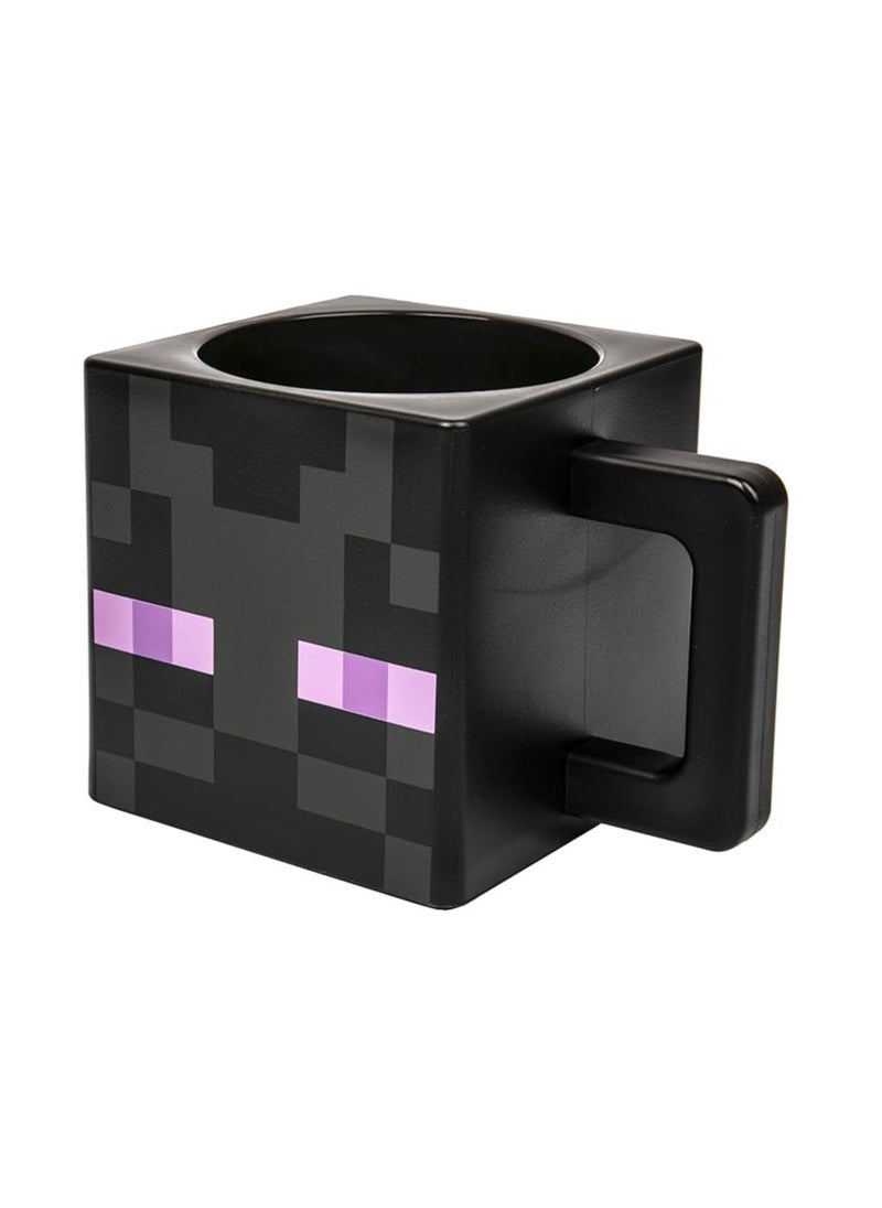 Minecraft game periphery children's Endmanfeth water cup, Minecraft Endmanfeth square plastic cup