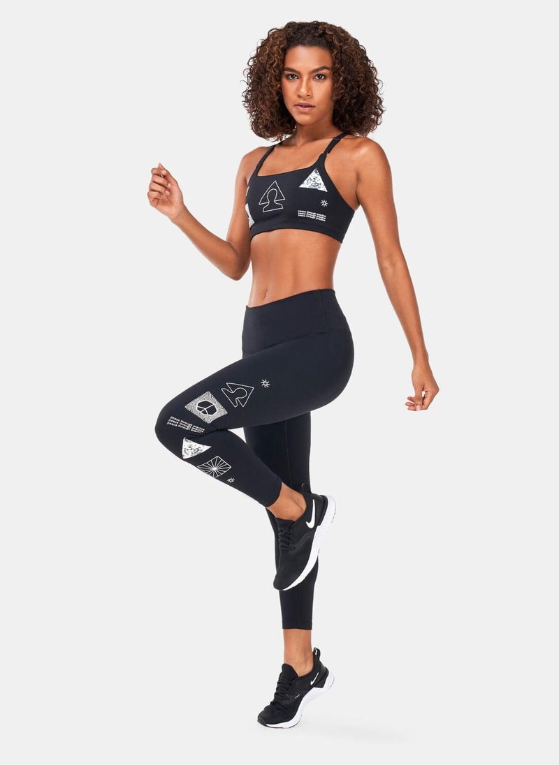 Women's Yoga Dri-FIT Indy Graphic Sports Bra