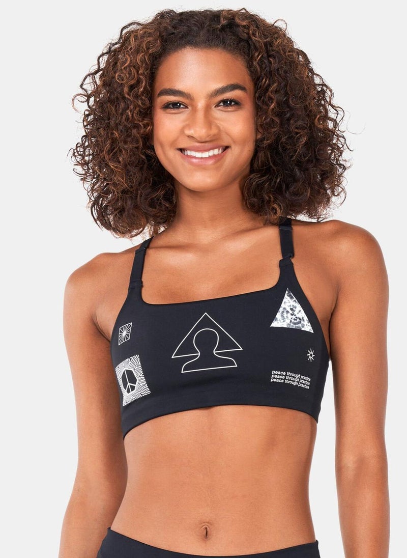 Women's Yoga Dri-FIT Indy Graphic Sports Bra