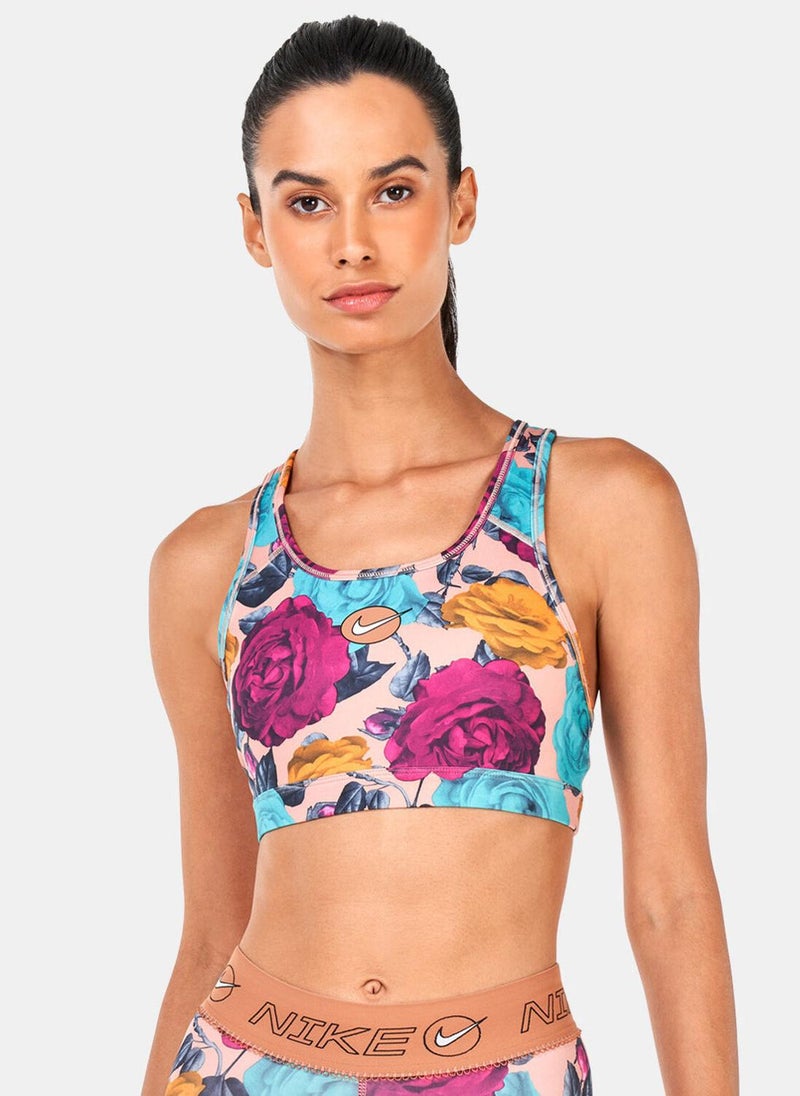 Women's Dri-FIT Icon Clash Swoosh Strappy Sports Bra