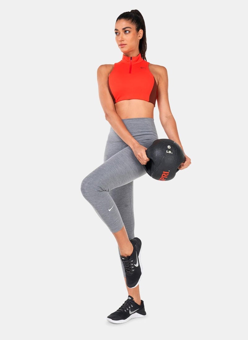 Women's Dri-FIT Swoosh Mock-Zip Sports Bra