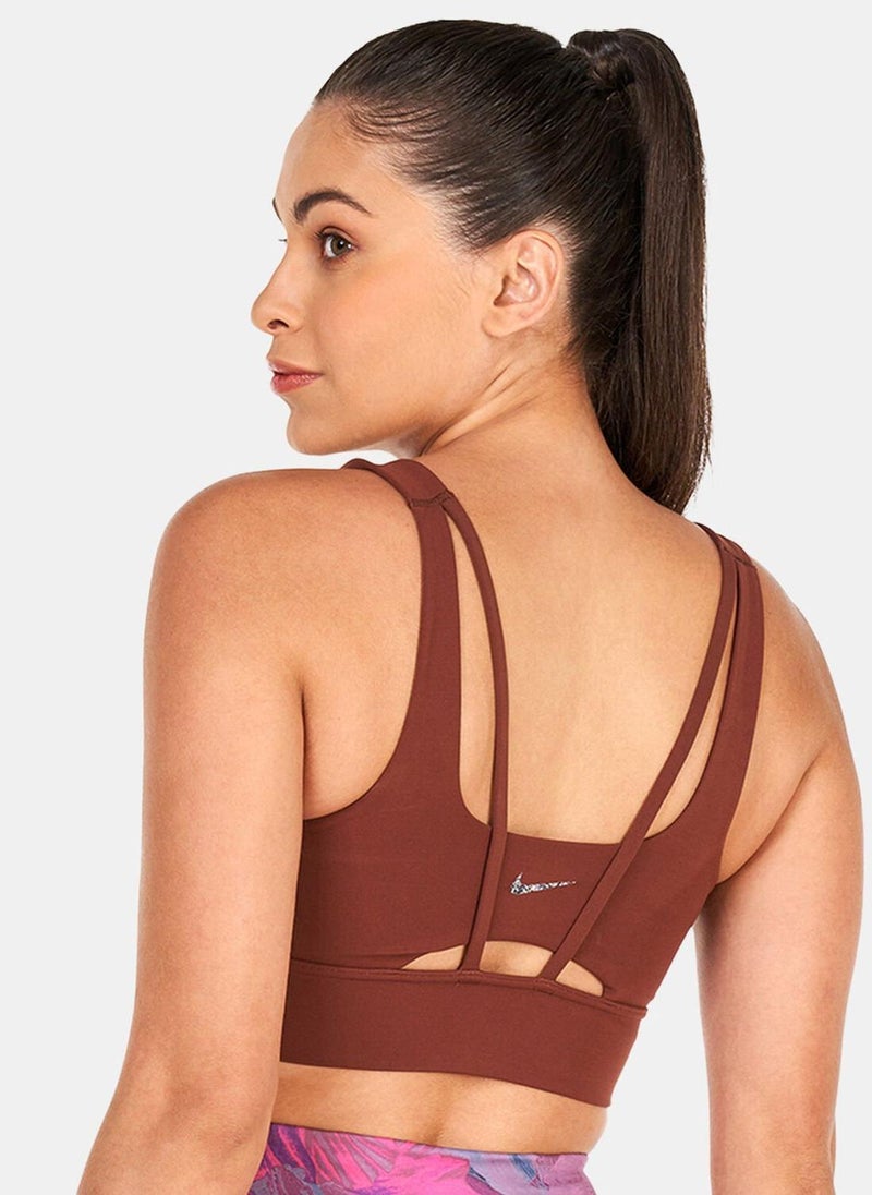 Women's Zenvy Medium-Support Padded Longline Sports Bra