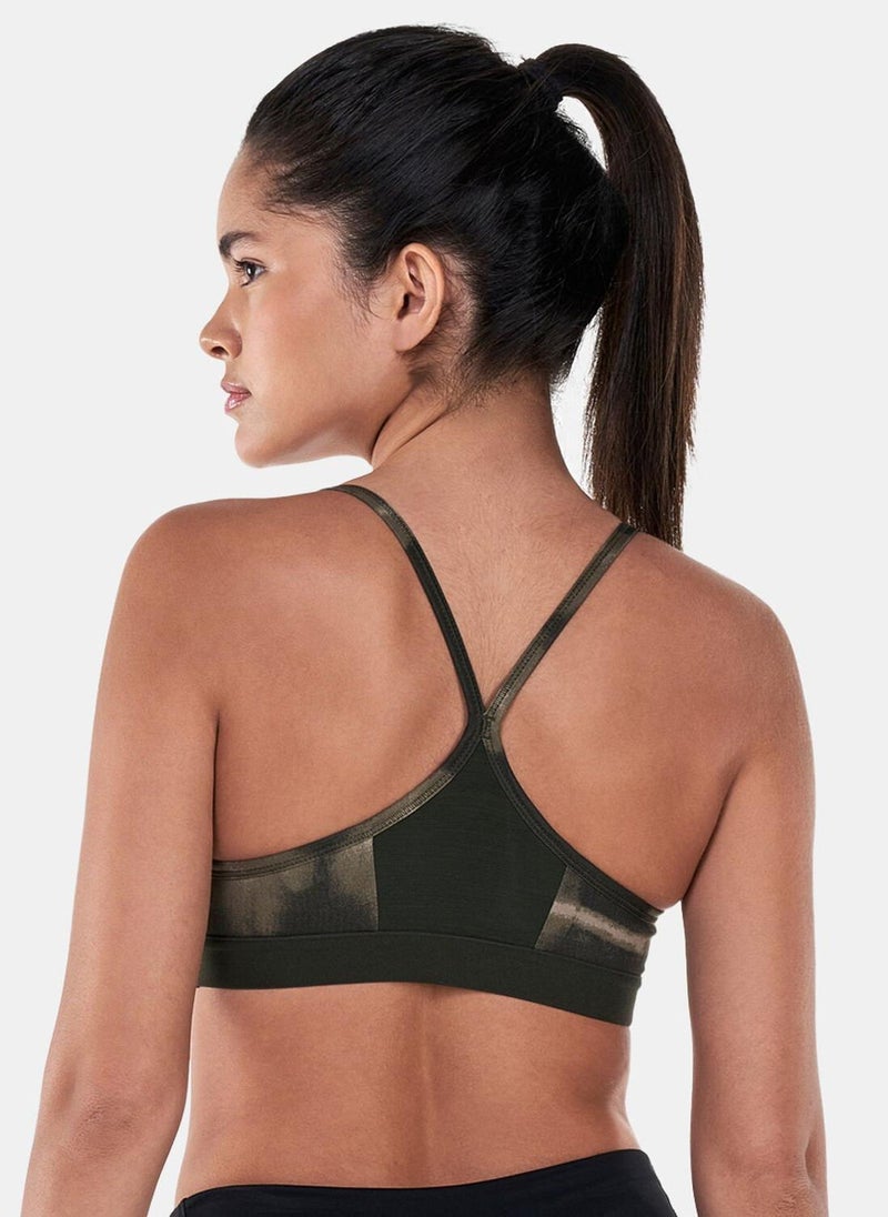 Women's Indy Dye Allover Print Sports Bra