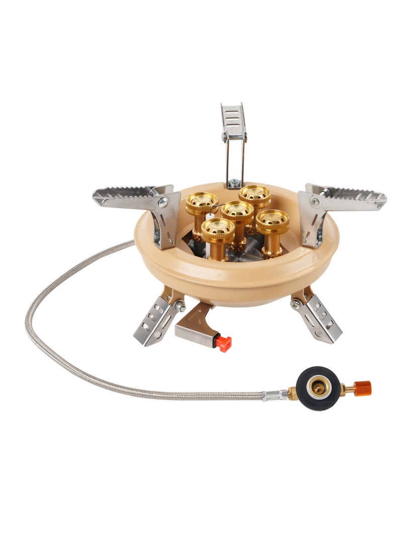 ALUMINUM FOLDING CAMPING TABLE WITH STOVE