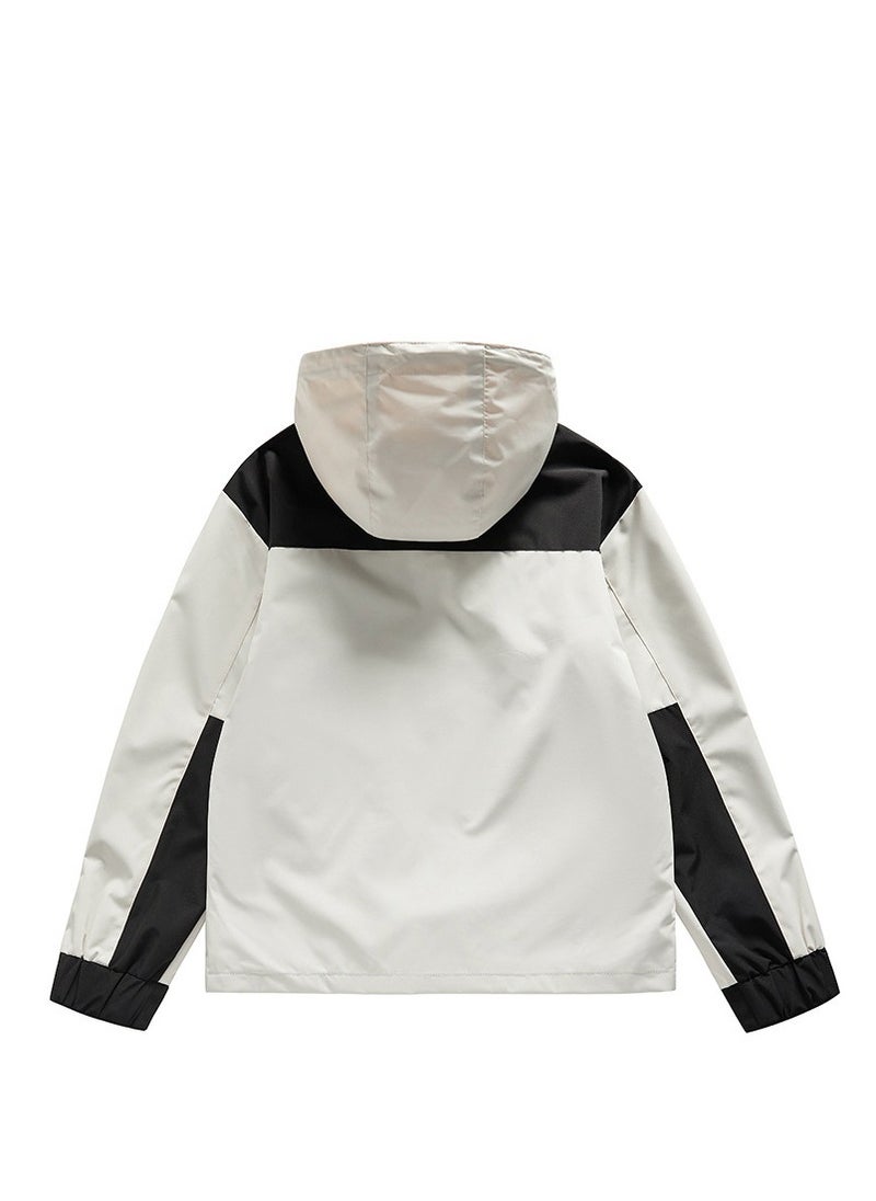 Outdoor Stormtroopers Couples Casual Coat Color Matching Hooded top Breathable Windproof Waterproof Antifouling Climbing Clothing