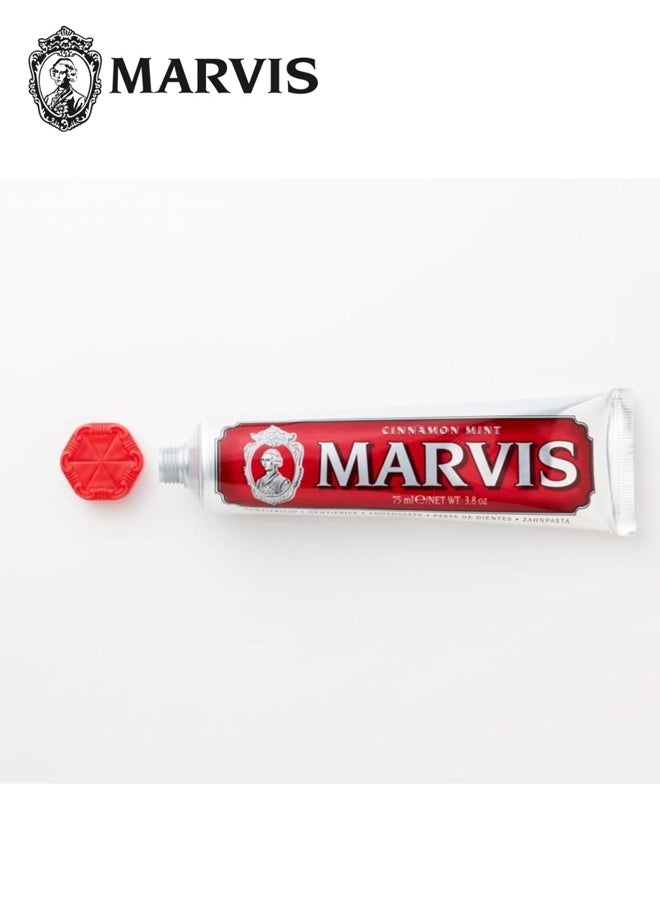 Cinnamon Mint Toothpaste 85ml – Luxurious Italian Toothpaste with Exotic Cinnamon and Refreshing Mint