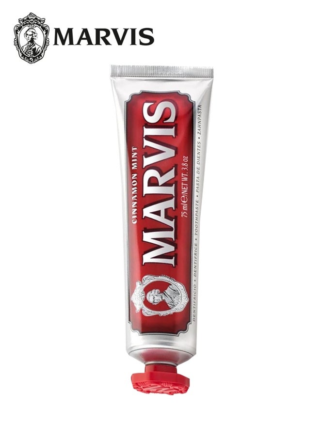 Cinnamon Mint Toothpaste 85ml – Luxurious Italian Toothpaste with Exotic Cinnamon and Refreshing Mint