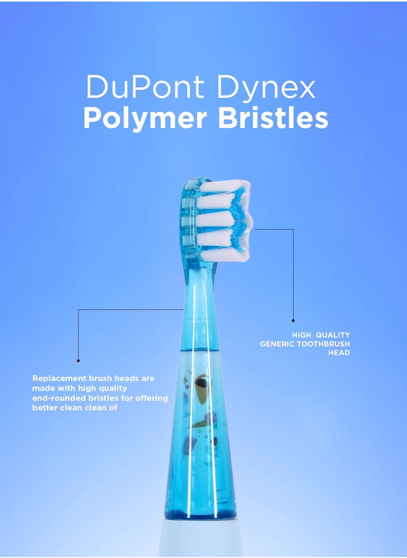 Super Clean V Series Junior Electric Brush, Blue Or Pink, For Children 3+ Years, Rechargeable, Medium Soft Nylon Bristles