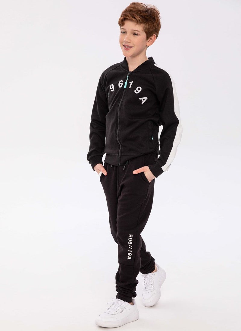 Boys Zip Thru Top