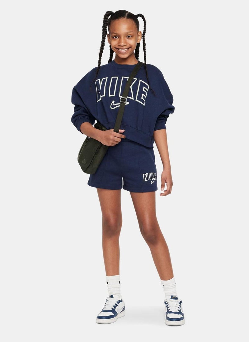 Kids' Sportswear Trend Fleece Sweatshirt