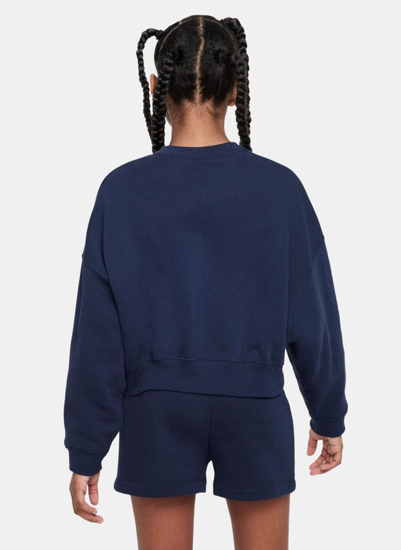 Kids' Sportswear Trend Fleece Sweatshirt