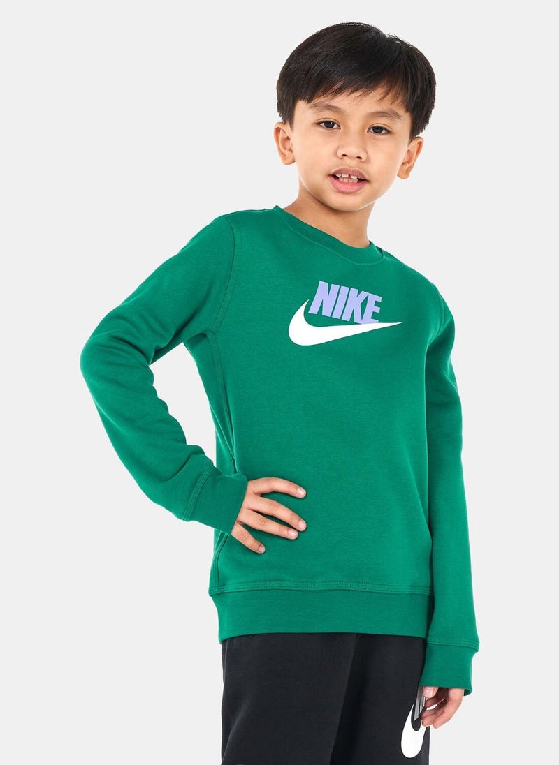 Kids' Sportswear Club Fleece Sweatshirt (Older Kids)