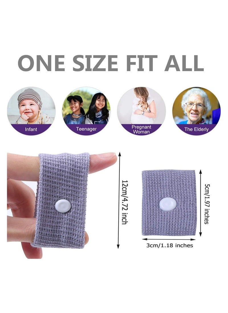 Relief Band Travel Wristbands Motion Sickness Anti Nausea Wrist Bands Bracelet for Morning Sea Car Adults and Children