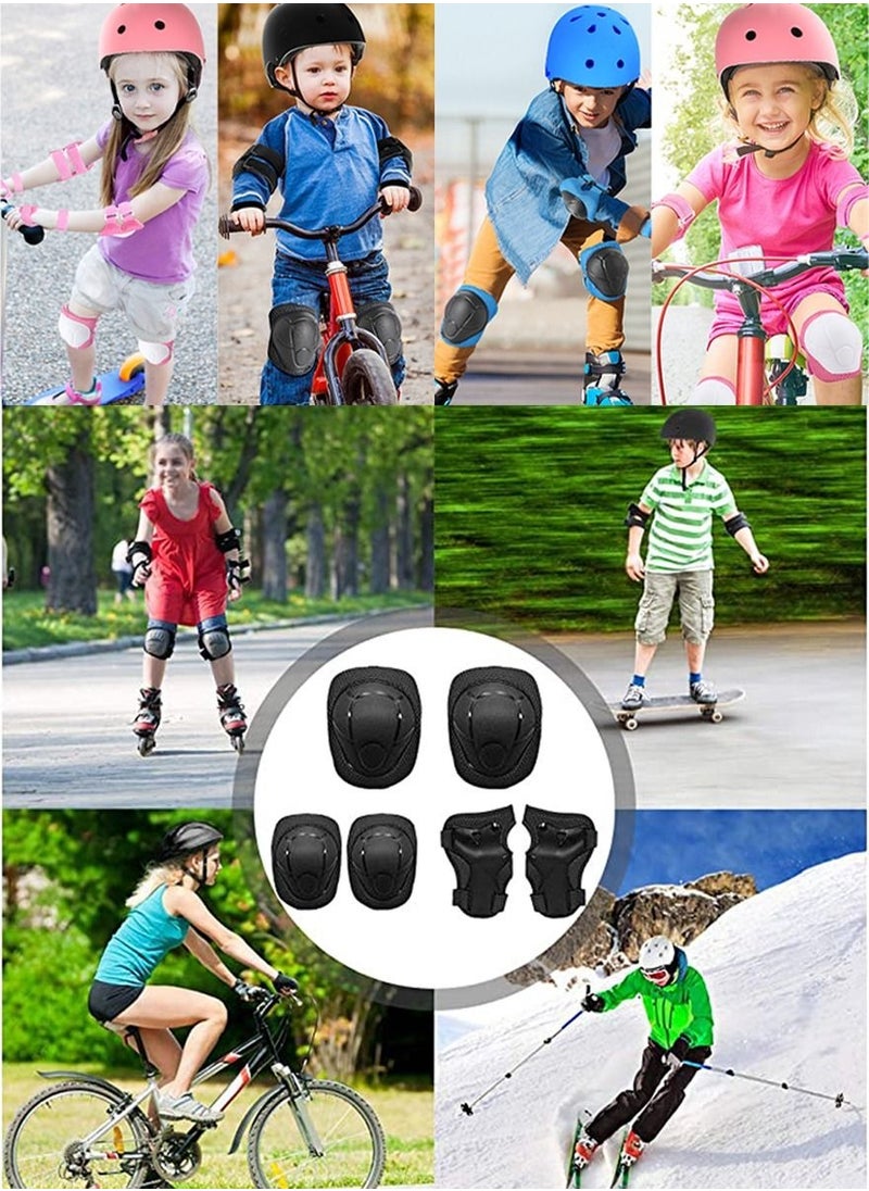 WINNER Kids Skateboard Helmet Protective Gear Set of 7 Pieces for Scooter Cycling Roller Skating Use It as Bike Helmets It has Knee Pads Elbow Pads Wrist Guards and Adjustable 100% Safety Protects You