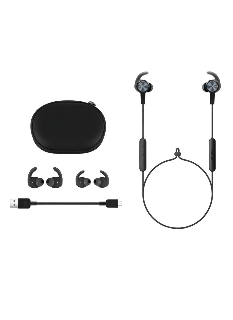AM61 Bluetooth Earphone, IPX5 Waterproof Music Mic Control Wireless Headset, Comfortable Lightweight Wireless Magnetic Earbuds, High Bass Sound In Ear Headphones For Music, (Black)