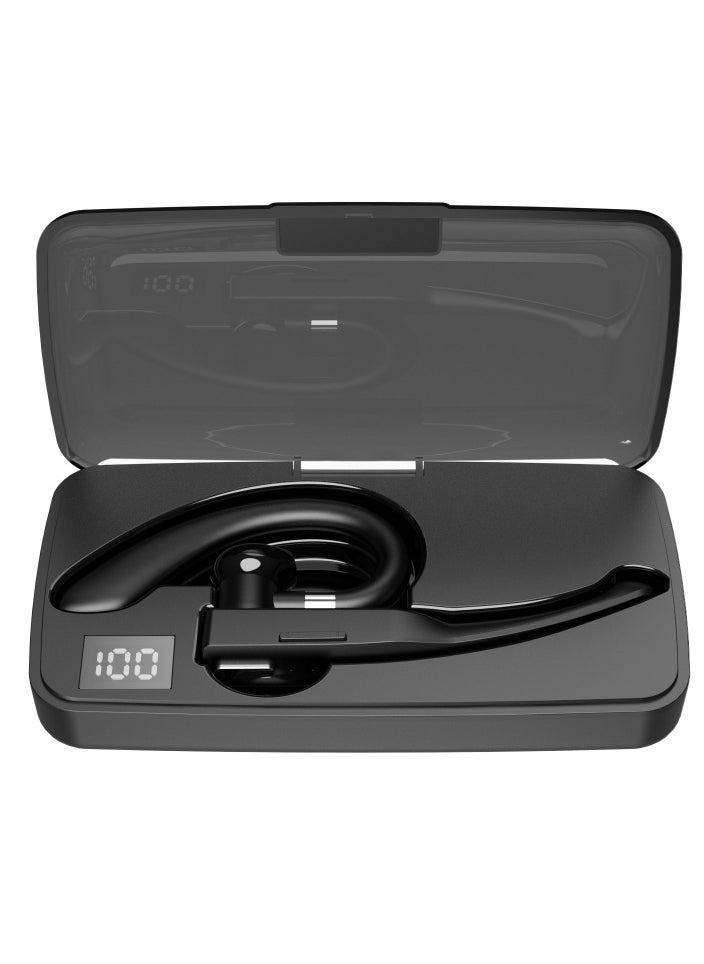 YYK525 Wireless Bluetooth-compatible Earphone Handsfree Business Headset Mini Earbuds Built-in Mic for Car Driving