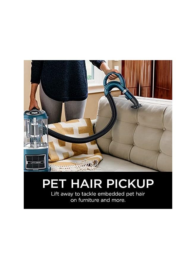 Upright Vacuum, Navigator Lift-Away with Self-Cleaning Brushroll, HEPA Filter, Swivel Steering, Upholstery Tool & Pet Crevice Tool, Perfect for Pets & Multi-Surface, Teal, ZU503AMZ
