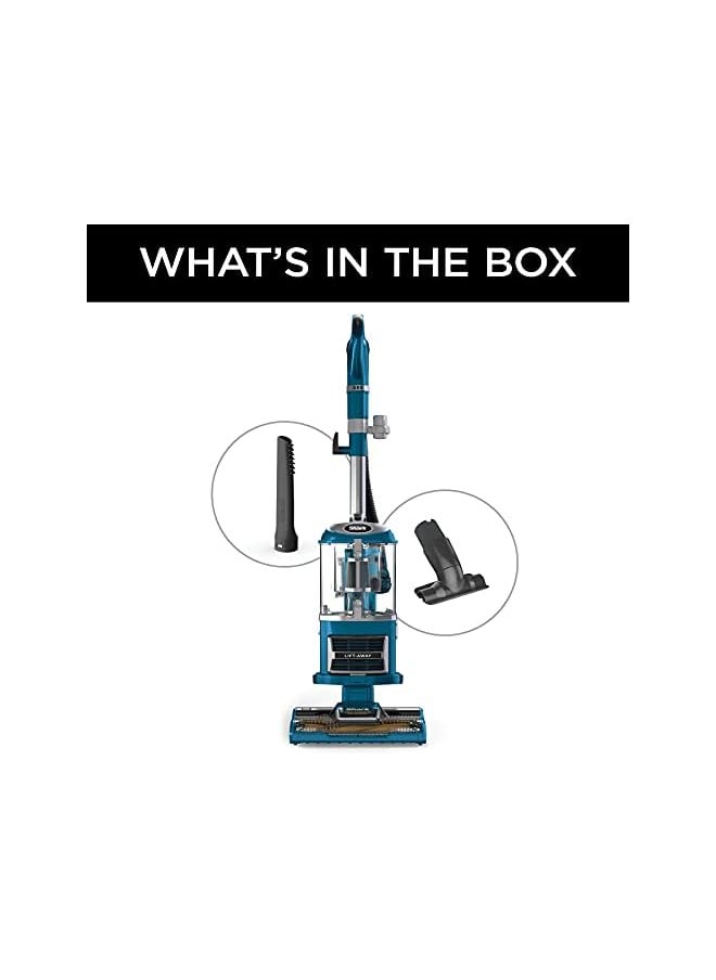 Upright Vacuum, Navigator Lift-Away with Self-Cleaning Brushroll, HEPA Filter, Swivel Steering, Upholstery Tool & Pet Crevice Tool, Perfect for Pets & Multi-Surface, Teal, ZU503AMZ