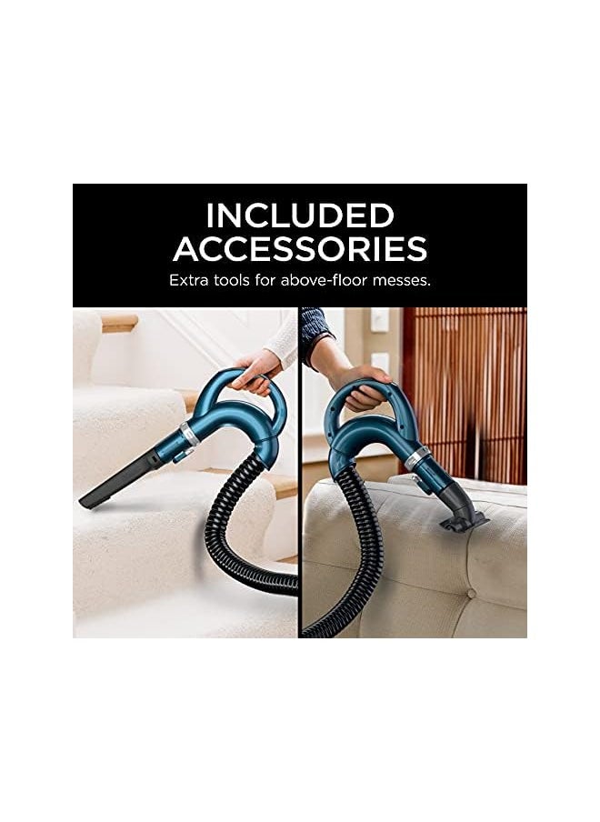 Upright Vacuum, Navigator Lift-Away with Self-Cleaning Brushroll, HEPA Filter, Swivel Steering, Upholstery Tool & Pet Crevice Tool, Perfect for Pets & Multi-Surface, Teal, ZU503AMZ