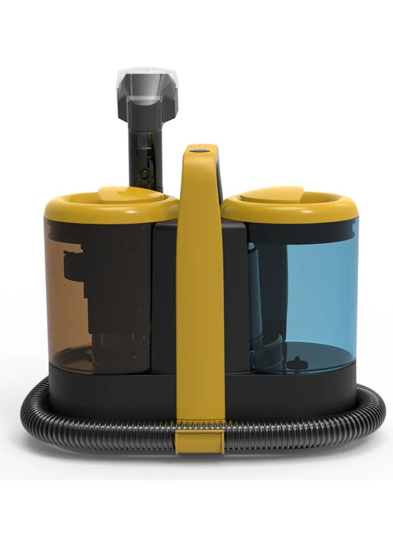 Portable Carpet and Upholstery Spot Cleaner, Wet-Dry Vacuum System, Yellow and Grey