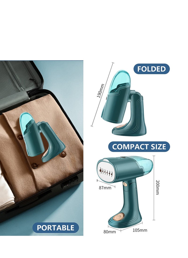 1500W Mini Handheld Clothes Steamer - Fast Heating Portable Garment Steamer for Home, Office & Travel - Lightweight Design Perfect for Mother's Day Gifts
