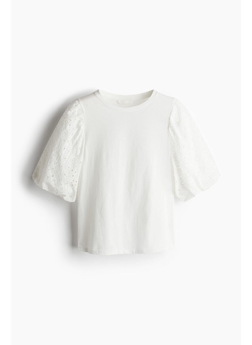 Balloon-Sleeved Top